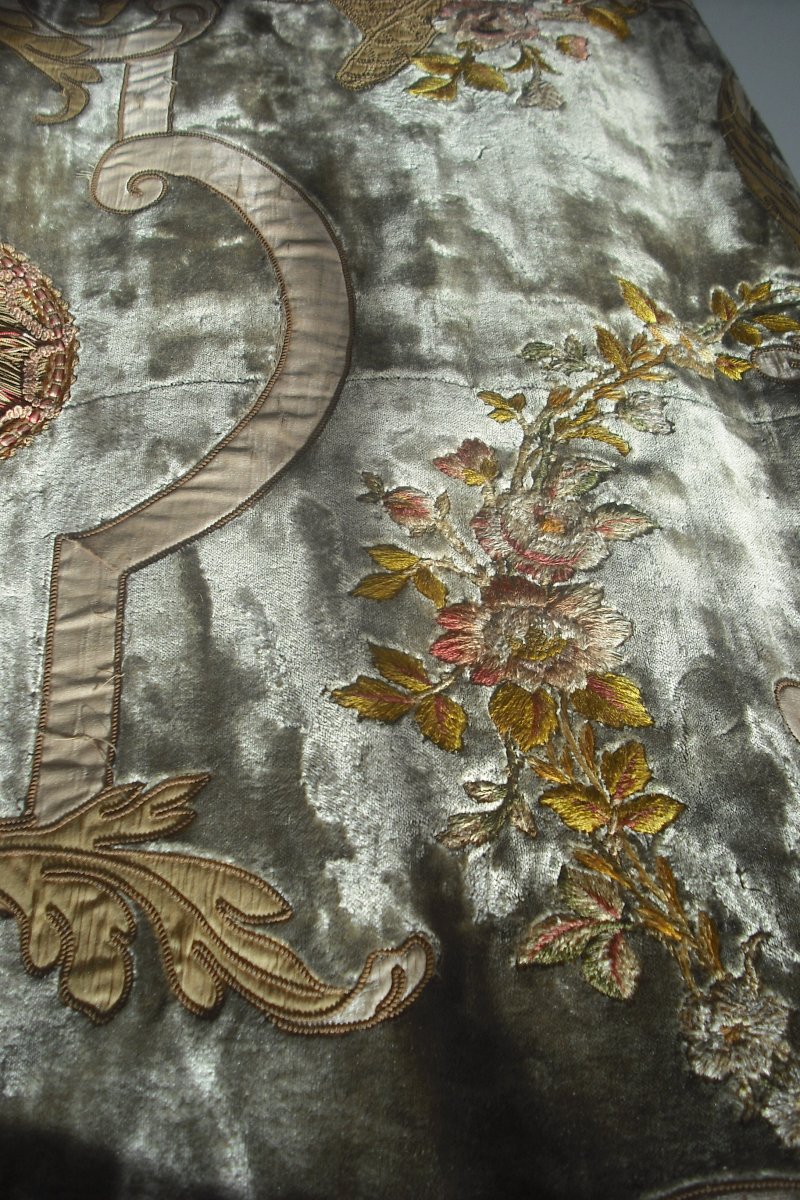 Valance Lambrequin 3 - Velvet Silk Foliage XIX - Ciel De Lit-photo-2