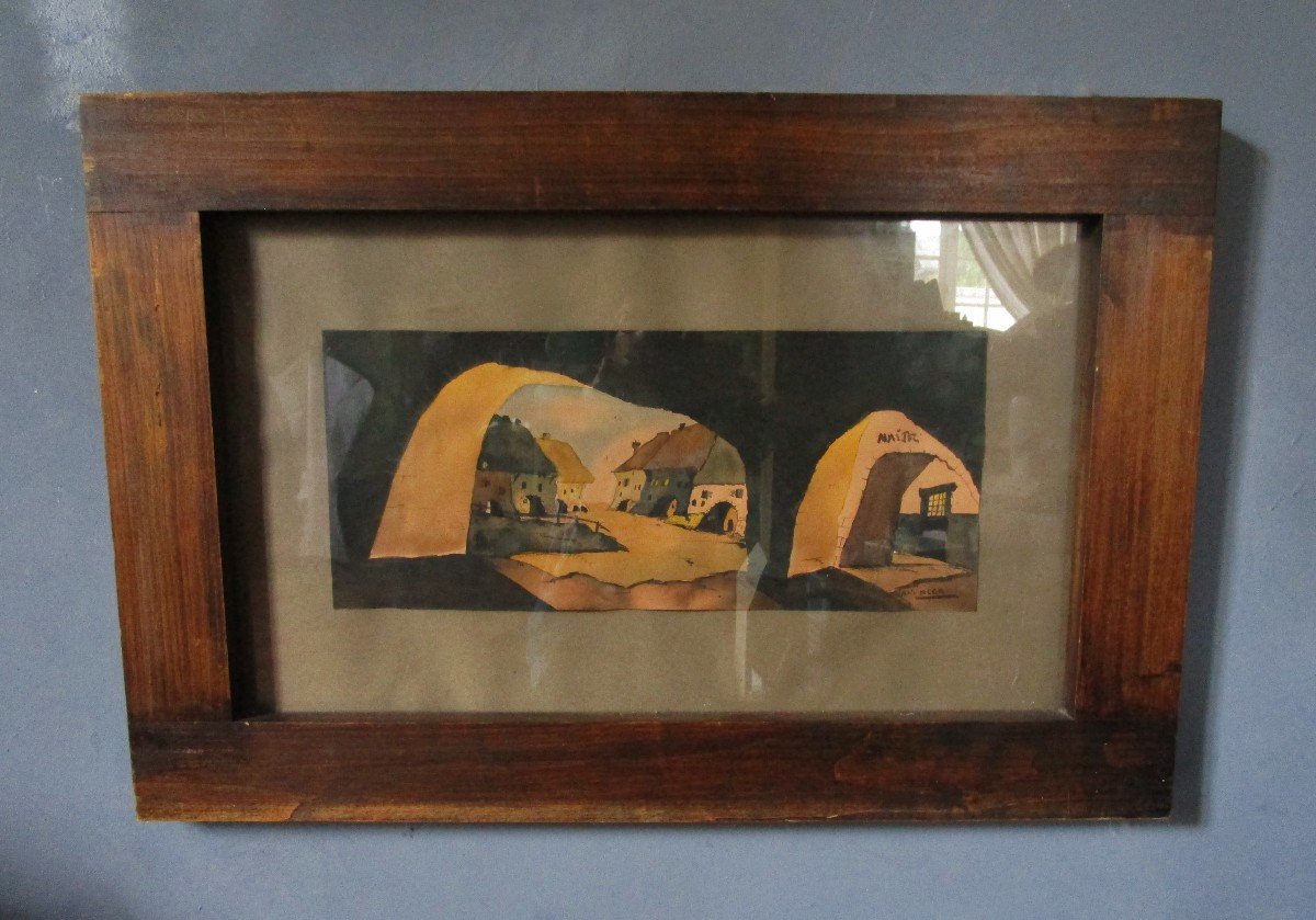 Van Neer 2 Grands Paysages  Encadrées 79,5 X 52,5-photo-5