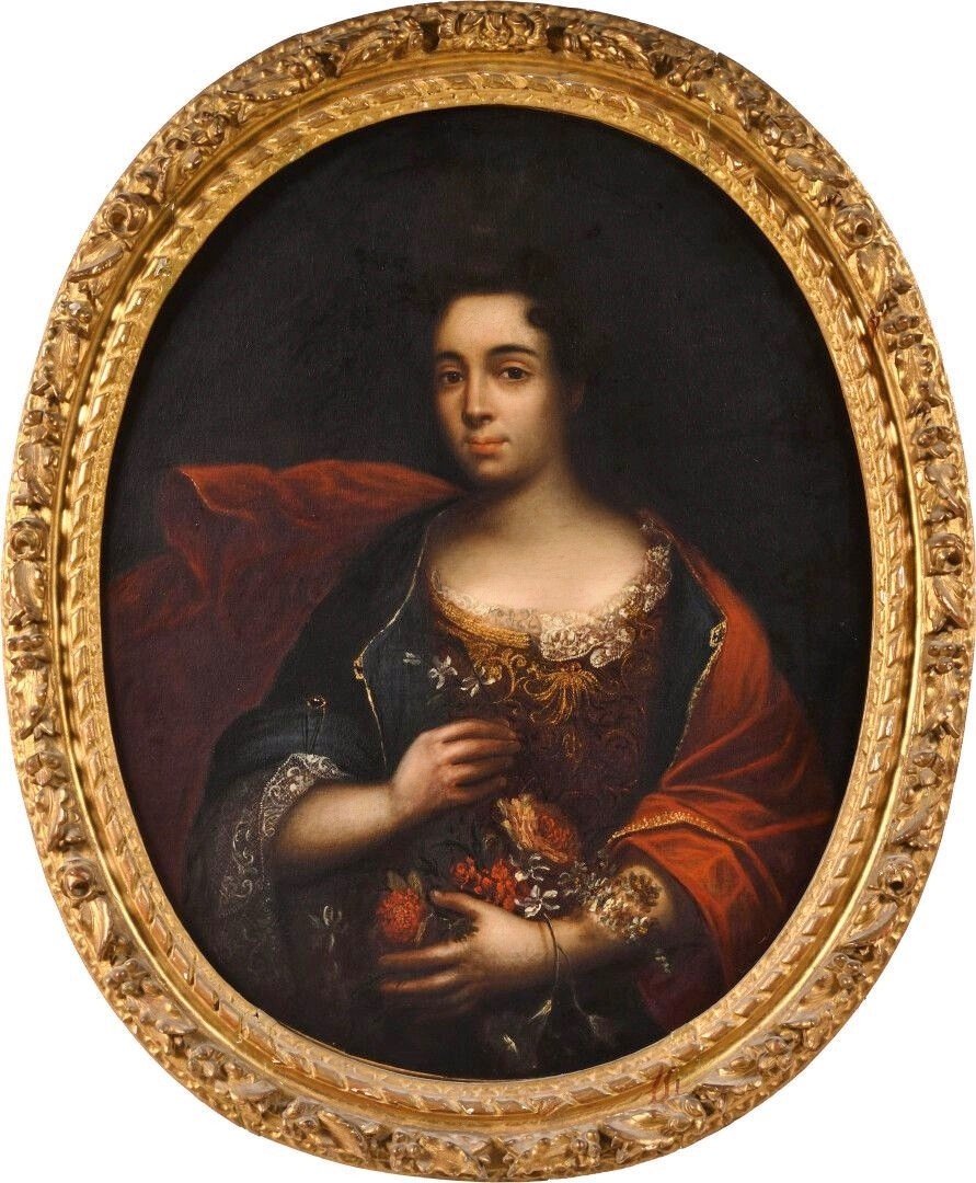 Ecole De l'Europe De l'Est XVII - 106 X 89 - Portrait   Hst