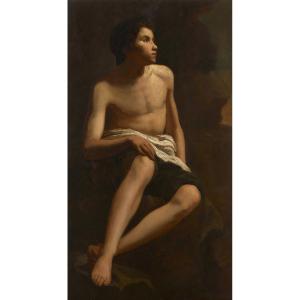 Young Man In A Pagne, After Murillo: 19th-century Portrait, Hsb