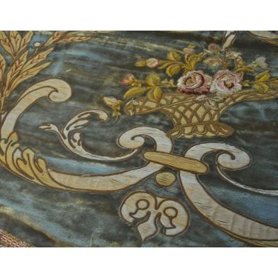 Valance Lambrequin 3 - Velvet Silk Foliage XIX - Ciel De Lit