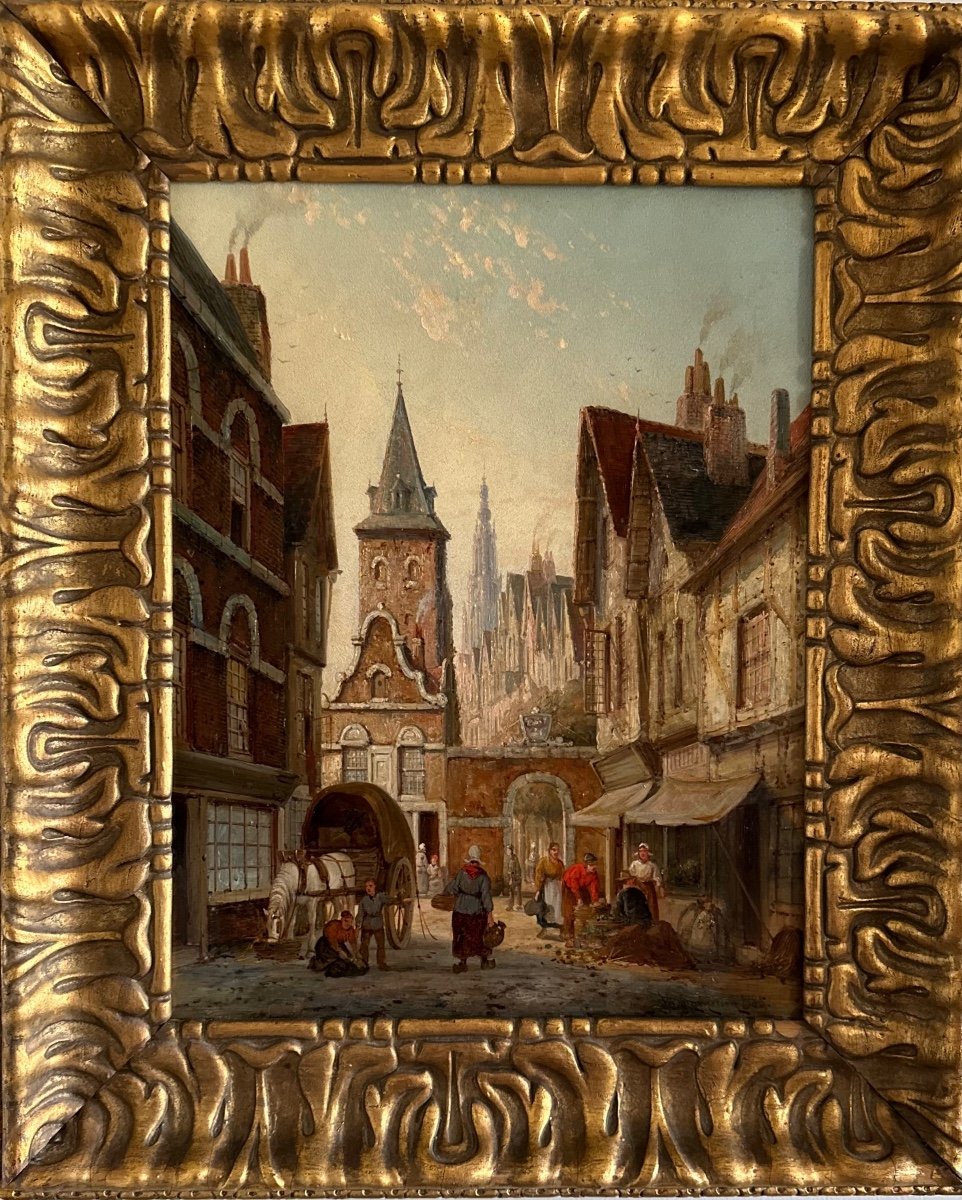 William Raymond Dommersen (1859 - 1927 ) . Bruges. 