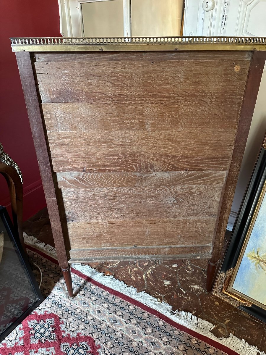 19th Century In-between Furniture In Solid Mahogany.-photo-3