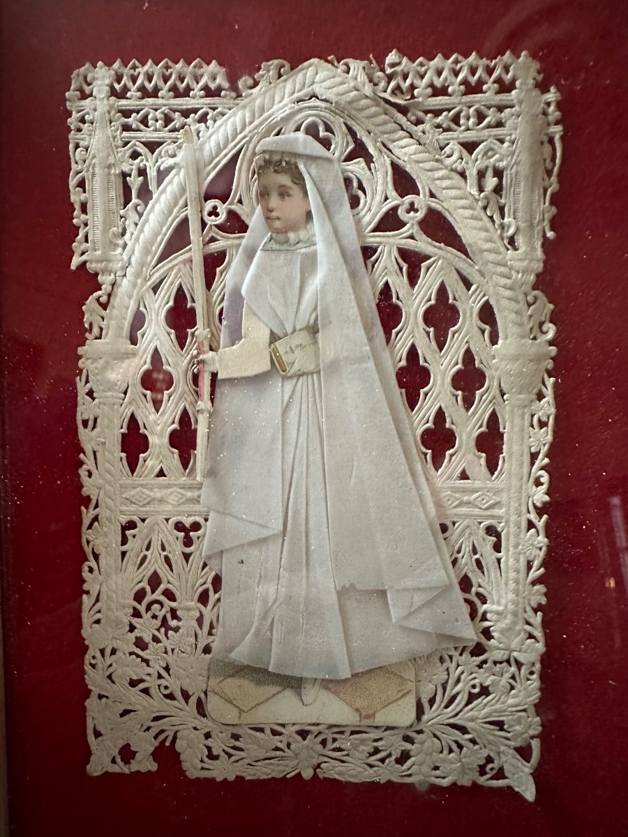 Ensemble De Canivets Encadrés D’époque XIX ème. -photo-2