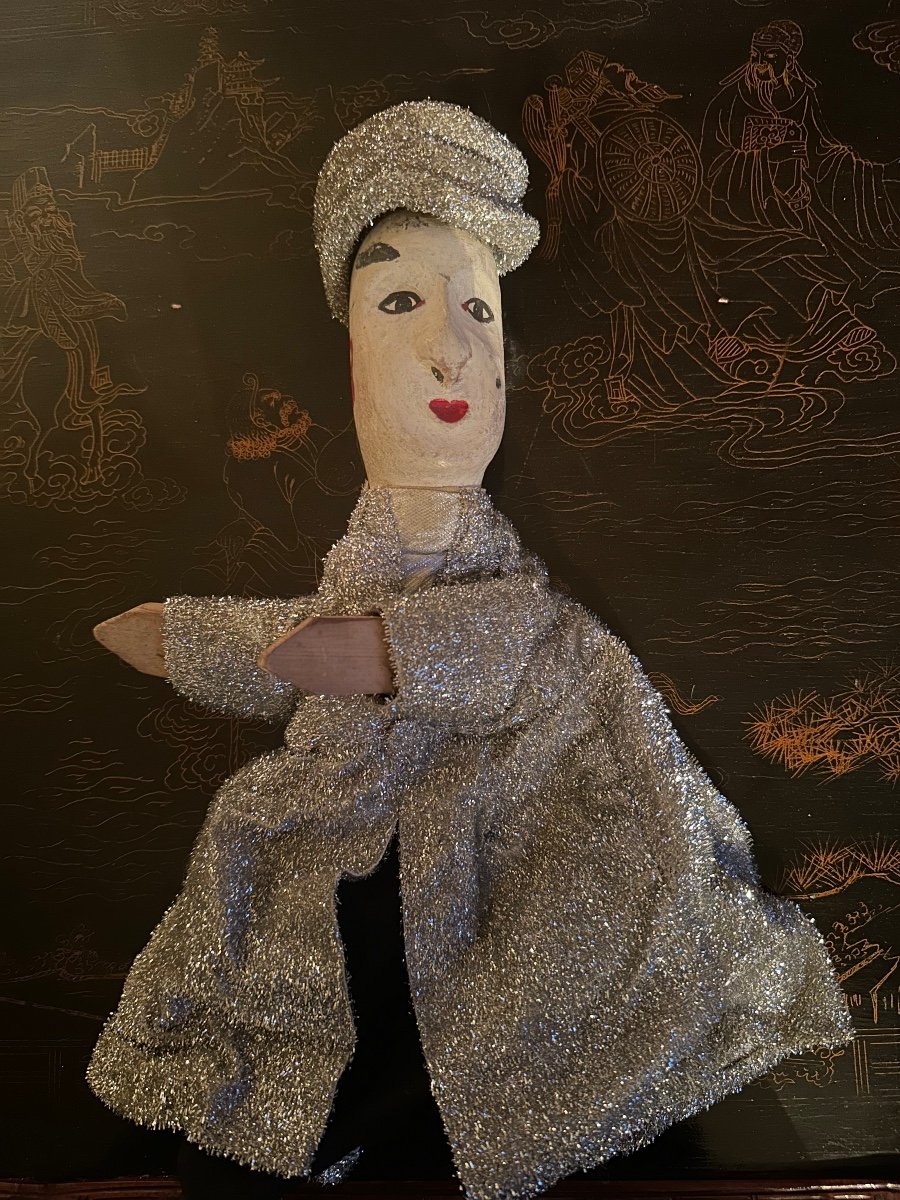Théâtre De Guignol. 11 Marionnettes. -photo-2