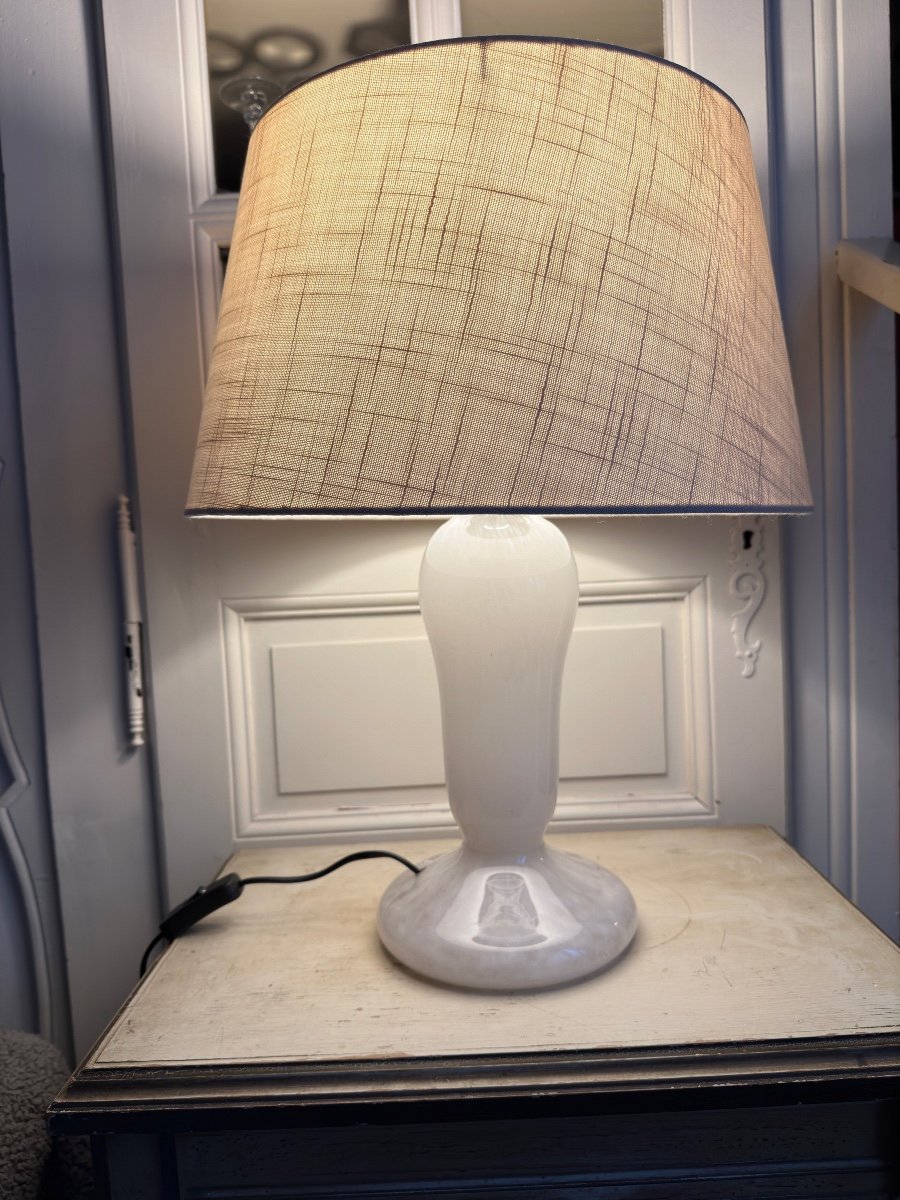 Lampe Verrerie De Clichy Vers 1930. -photo-3