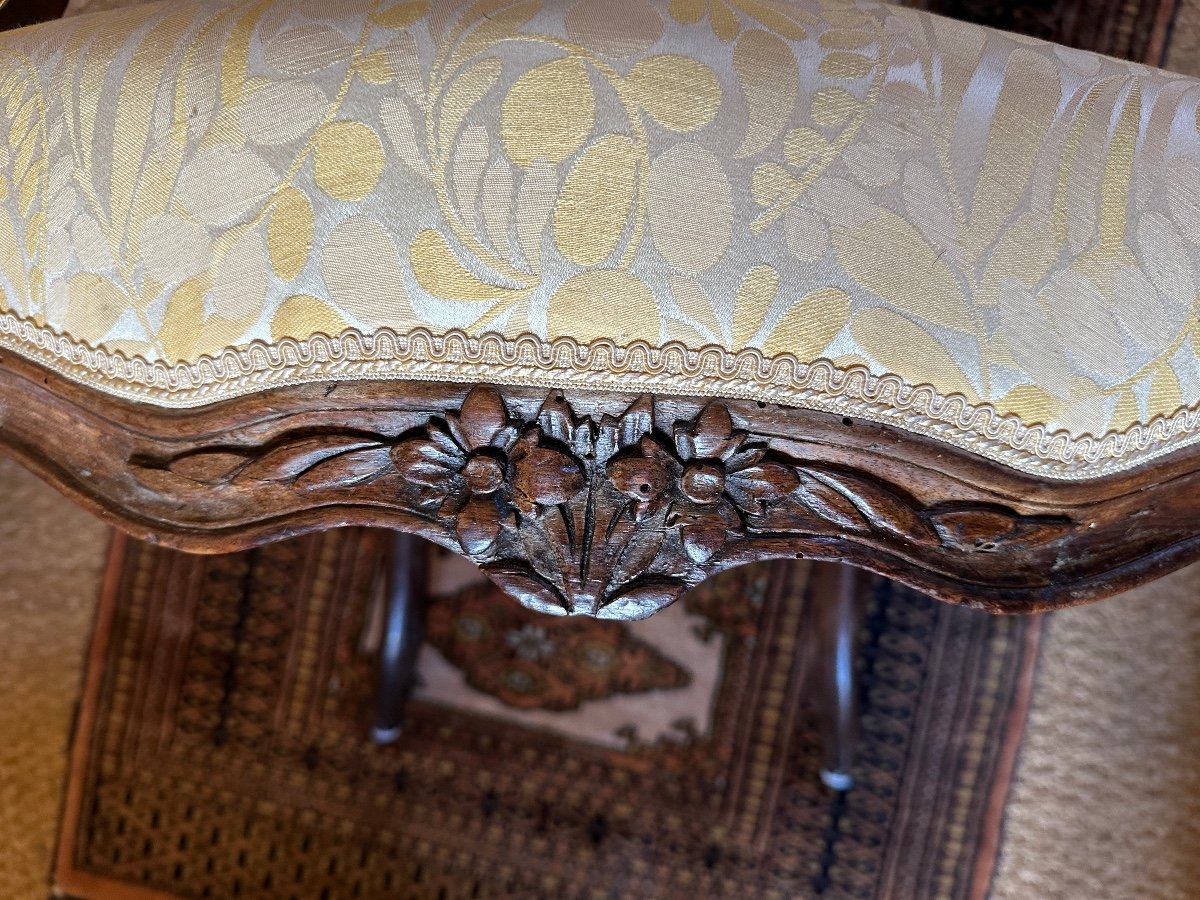 Paire De Cabriolets Louis XV, D’époque XVIII ème. -photo-3
