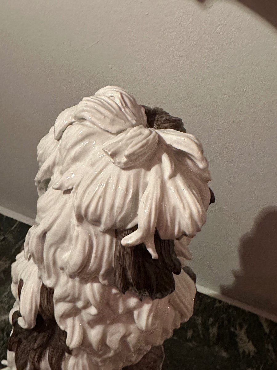 Samson Porcelain Bolognese Dog. -photo-4