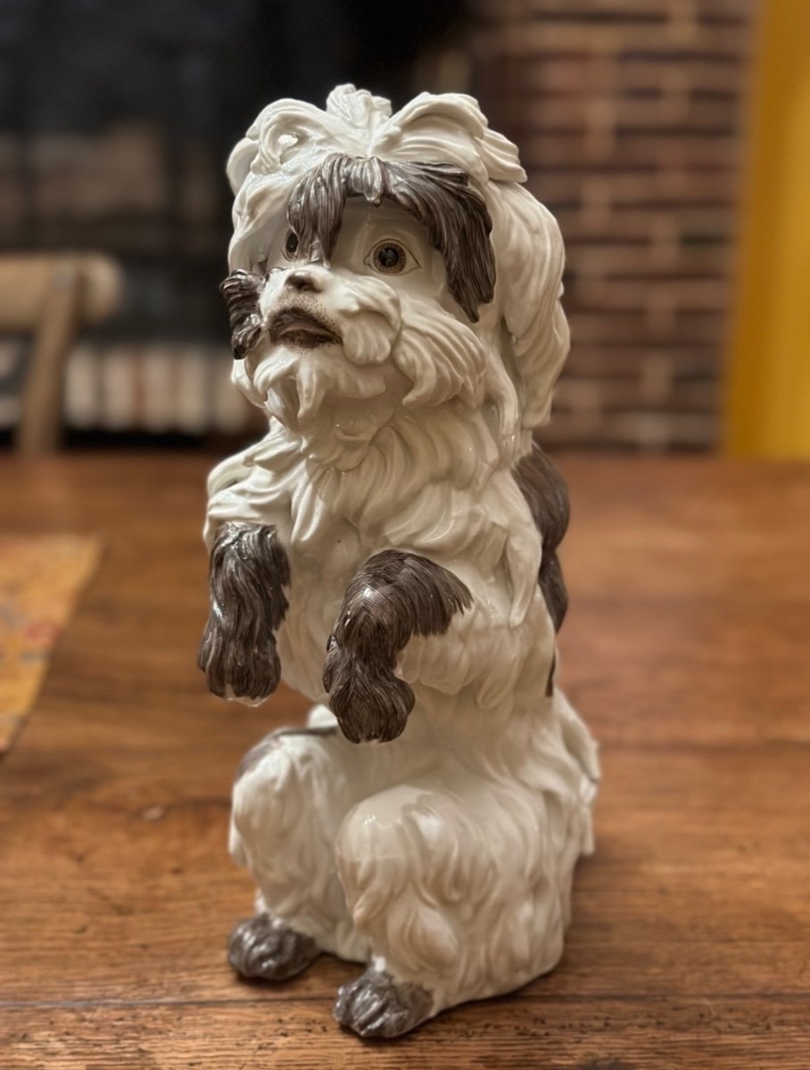 Samson Porcelain Bolognese Dog. 