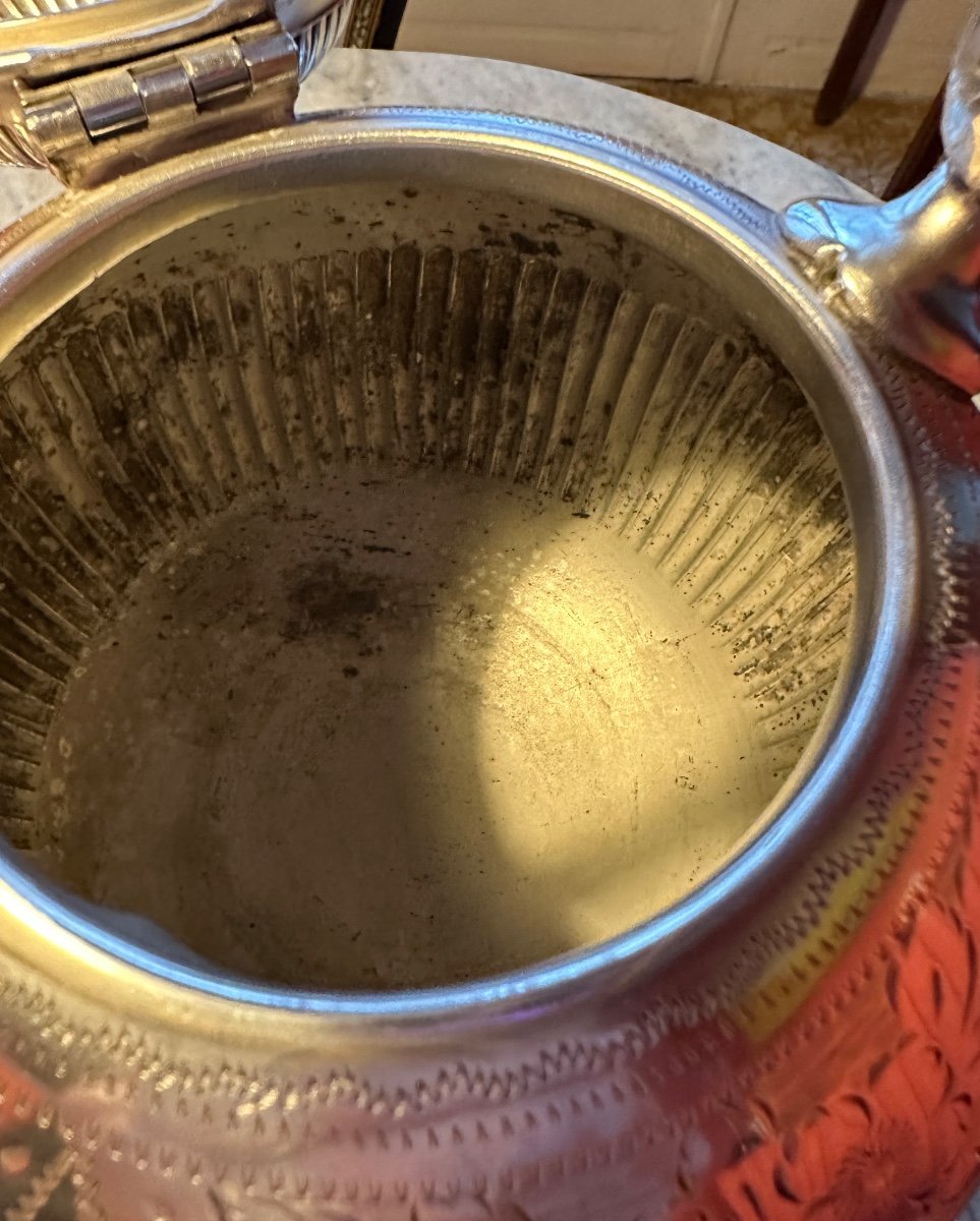 Samovar / Théière Angleterre XIX ème. -photo-3