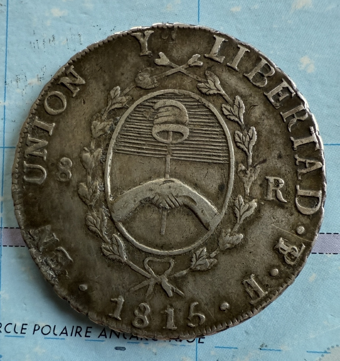 Piéce Argent Argentine  :  Rio de la Plata. 