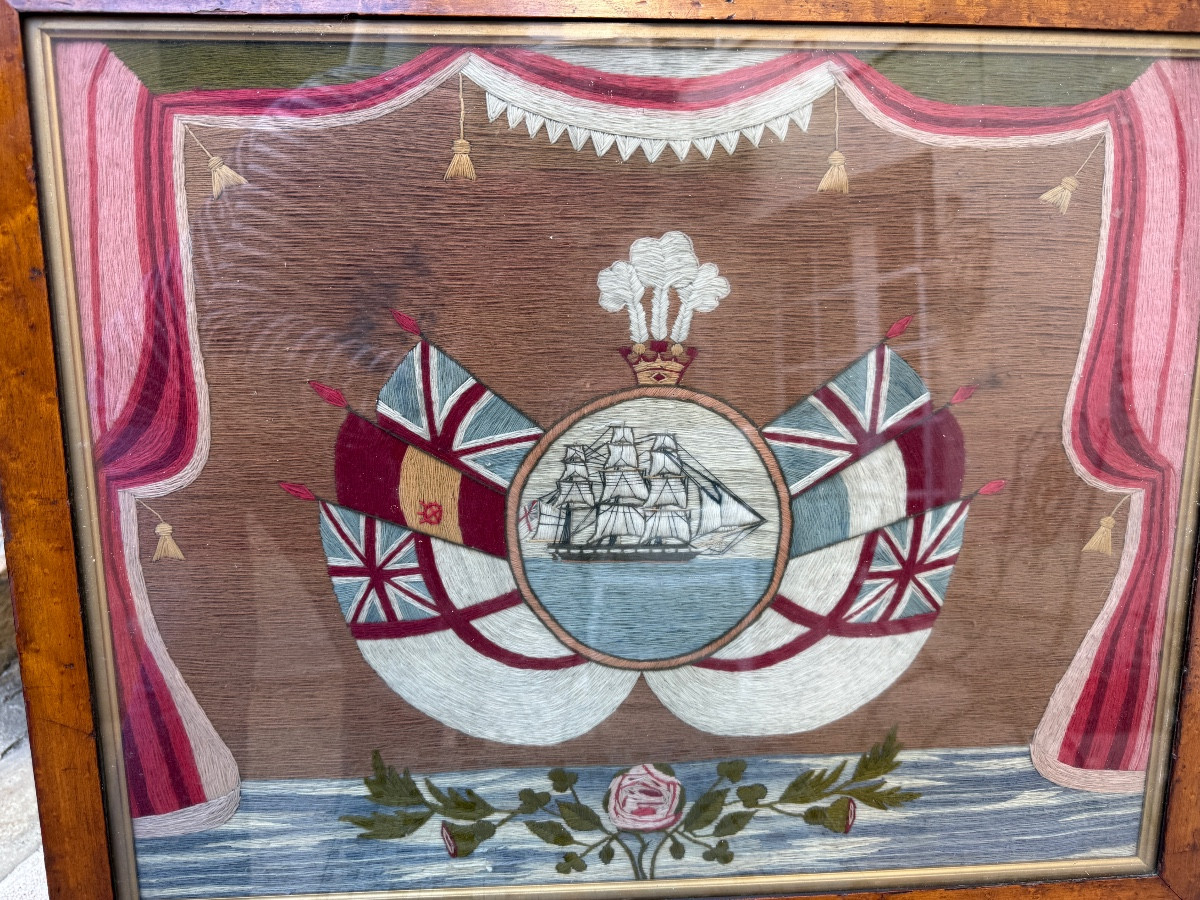 English Sailor's Woolwork (woolies). 19th Century. -photo-3
