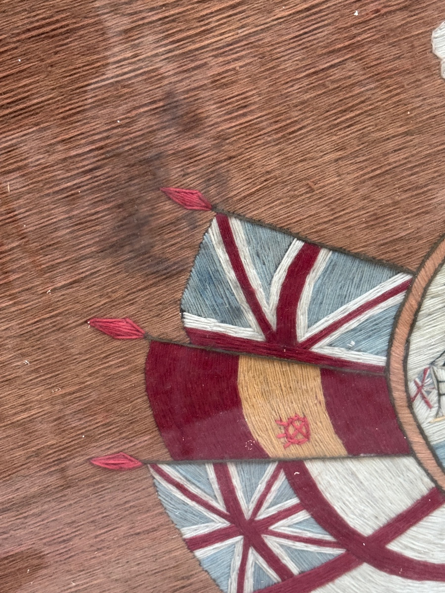 English Sailor's Woolwork (woolies). 19th Century. -photo-4