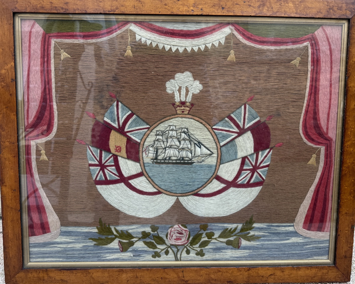 English Sailor's Woolwork (woolies). 19th Century. 