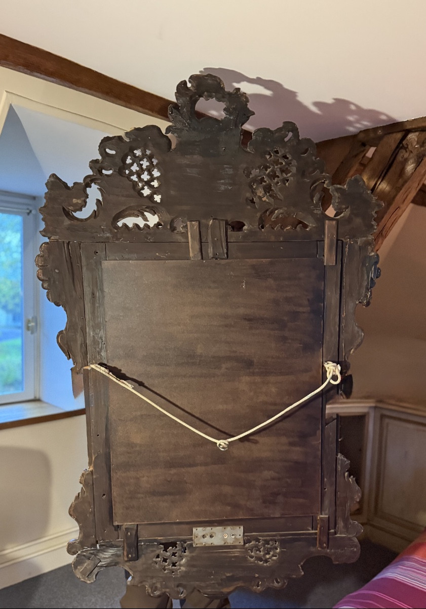 Glace  Italienne d'époque Régence. -photo-2