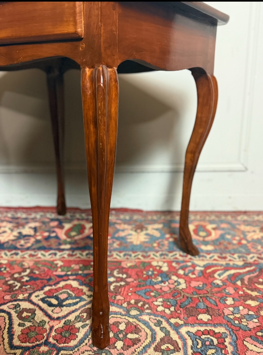 Bordeaux Table Called "cabaret" In Cuban Mahogany, From The 18th Century. -photo-2