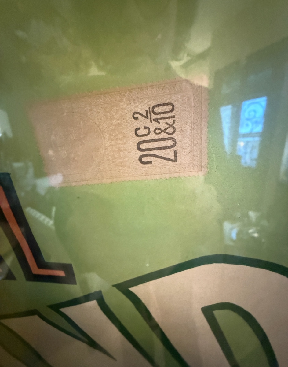 Large Christal Mandarine Advertising Poster Maury, Roux Et Luchat. -photo-3