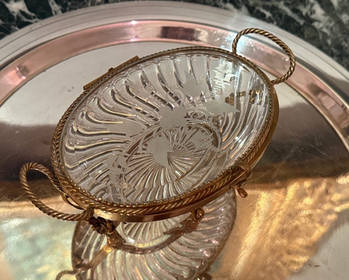 Baccarat Crystal Box From The 19th Century. -photo-3