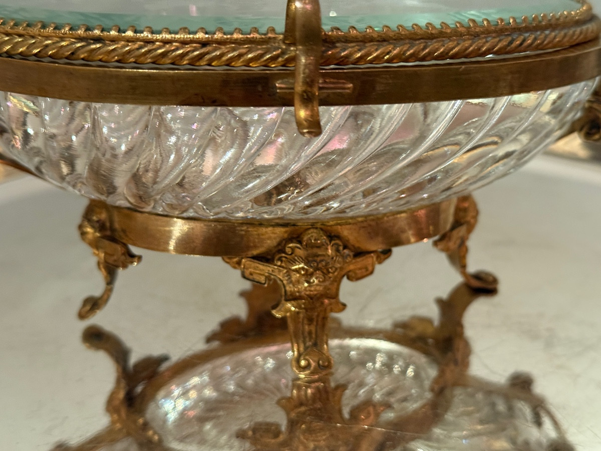 Baccarat Crystal Box From The 19th Century. -photo-3