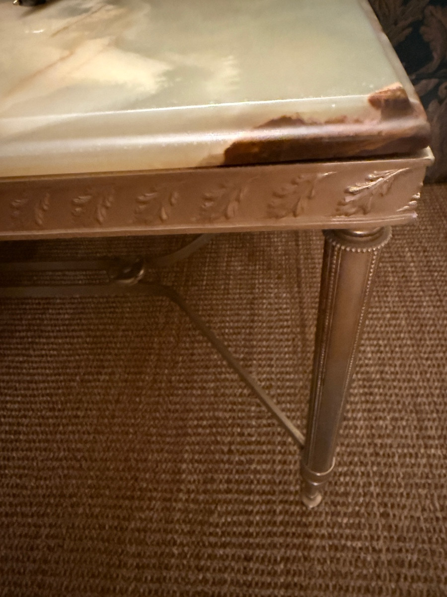 Coffee Table In Onyx. -photo-2