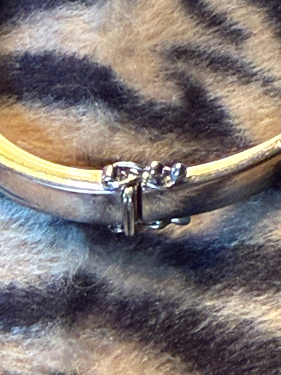 Bracelet " Néima " Maison GAREL" Diamants et or blanc. -photo-4