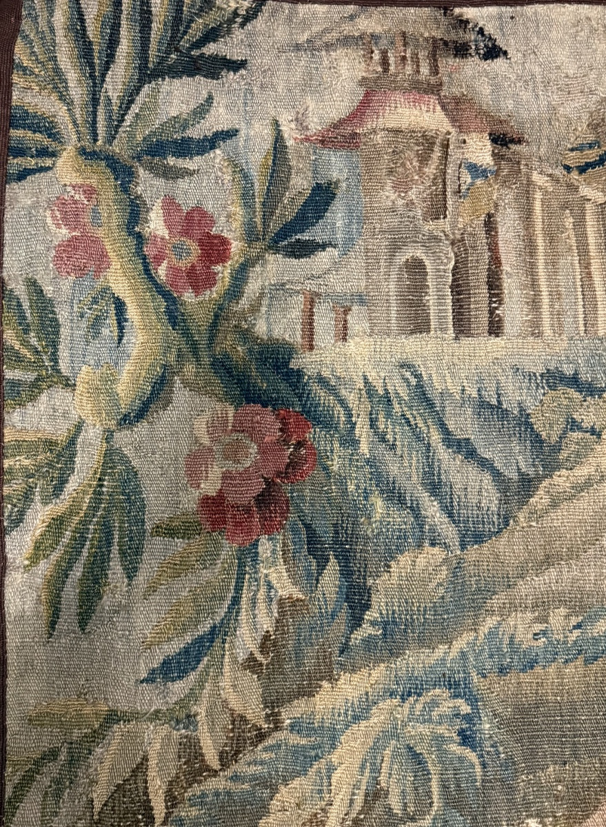 Tapisserie d'Aubusson d'époque XVIII ème. Carton de Jean -Baptiste Pillement. -photo-3