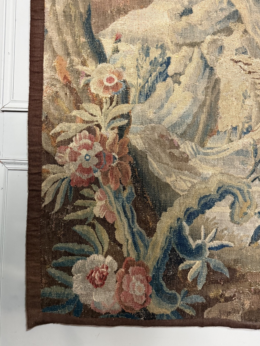 Tapisserie d'Aubusson d'époque XVIII ème. Carton de Jean -Baptiste Pillement. -photo-2