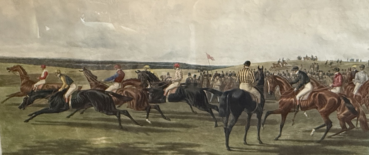 Large English Engraving Fores's National Sport By Herring.-photo-3