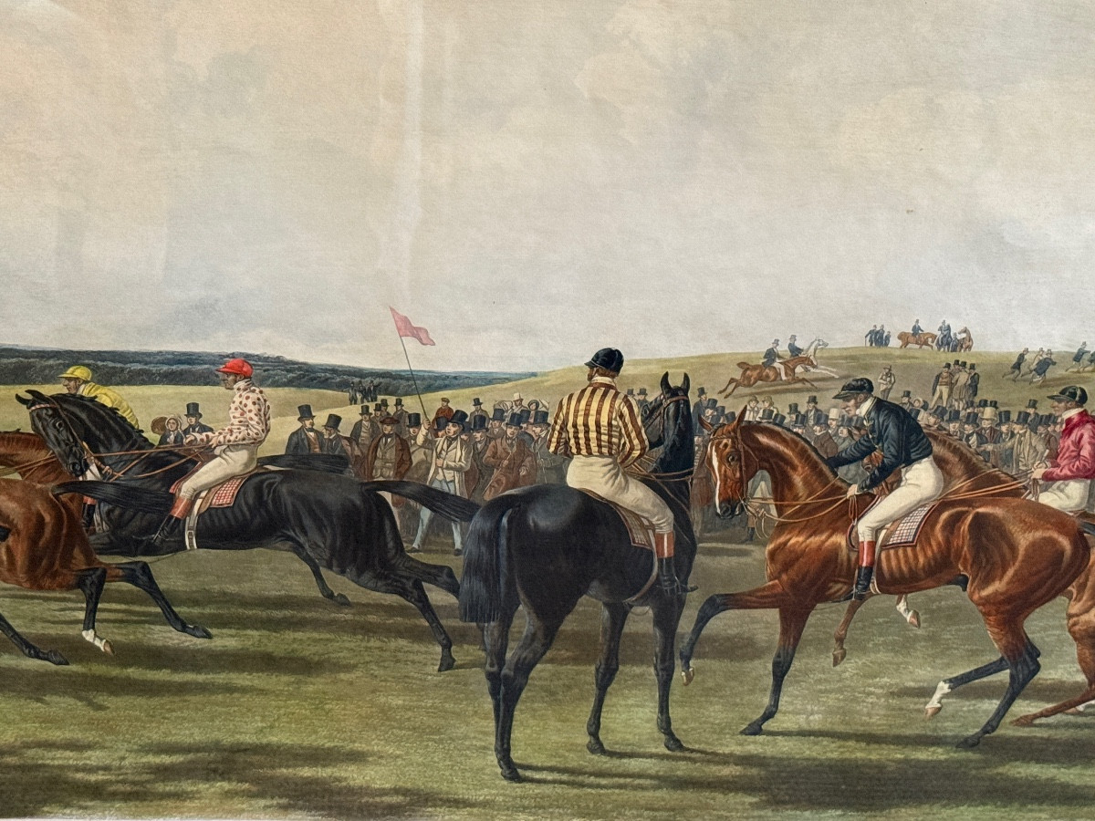 Large English Engraving Fores's National Sport By Herring.