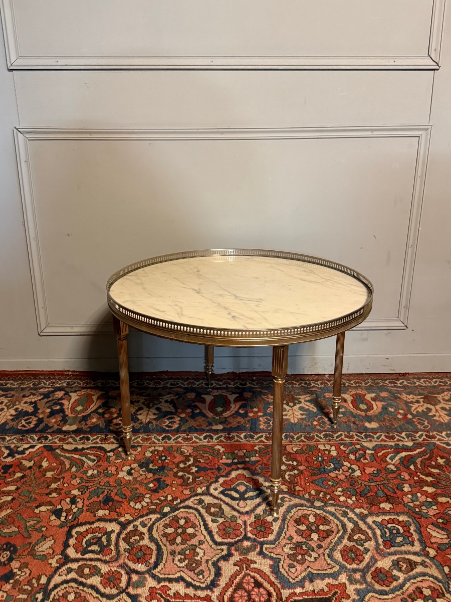 Table basse en marbre de style Louis XVI -photo-3