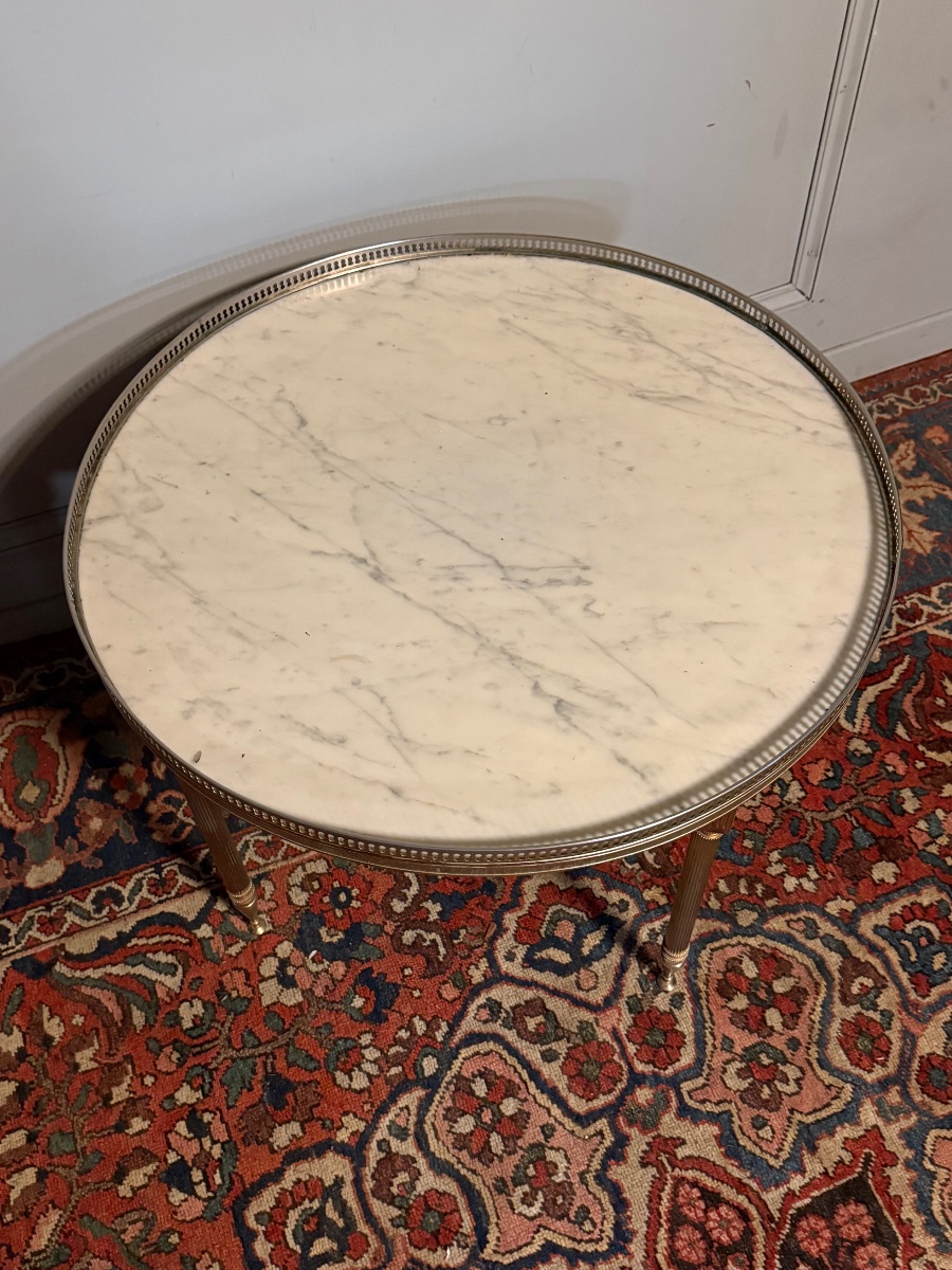 Table basse en marbre de style Louis XVI -photo-4