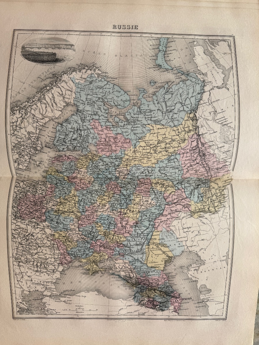 Deux atlas Géographie universelle et la France et ses colonies .-photo-2