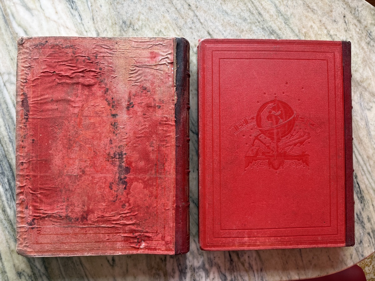 Deux atlas Géographie universelle et la France et ses colonies .-photo-3