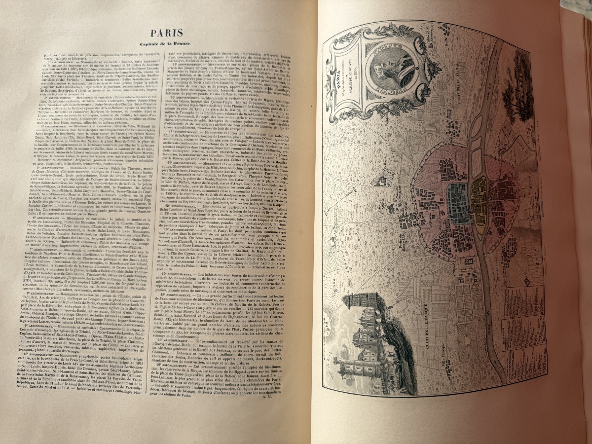 Deux atlas Géographie universelle et la France et ses colonies .-photo-4