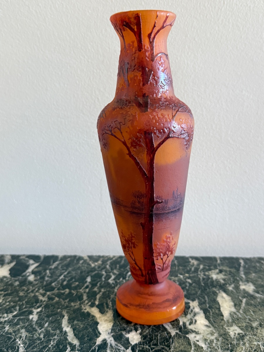 Daum Art Nouveau Vase. 