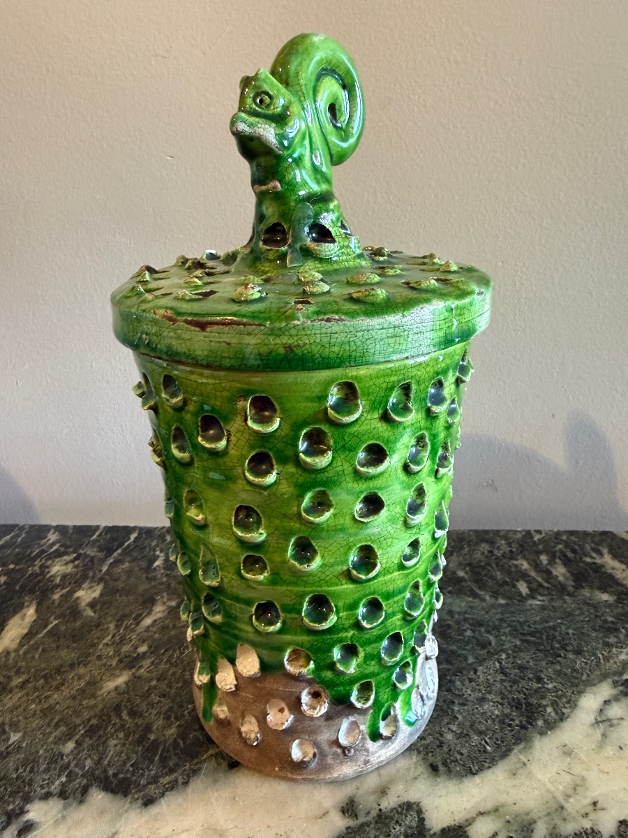Marcel Mouly (1918–2008)   Important Lidded Ceramic Tobacco Jar. Galerie De Berri -photo-2