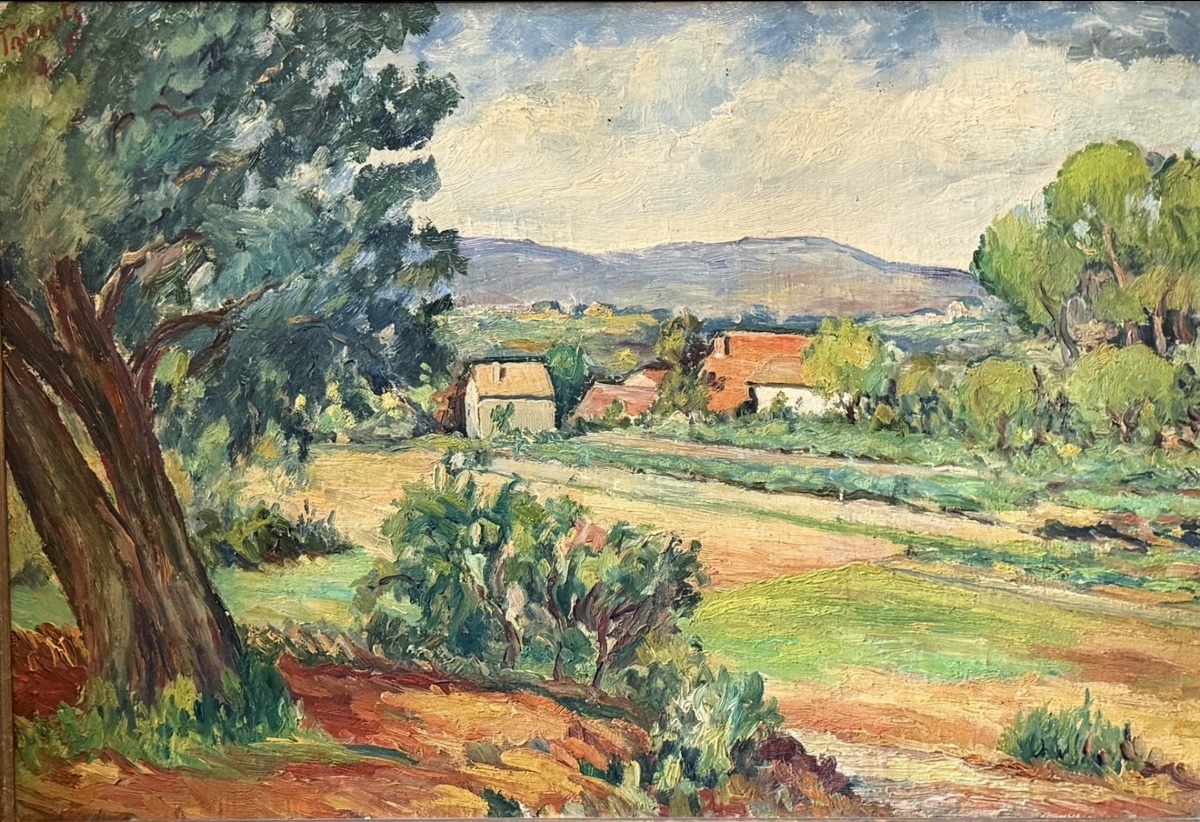 Provençal Landscape. Oil On Canvas Attributed To Olive Tamari (1898–1980). -photo-2