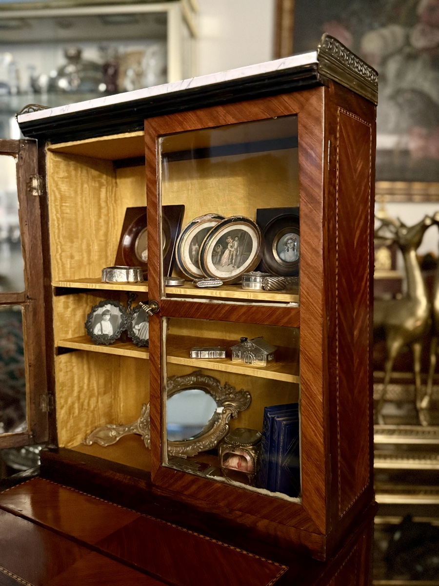 Petit bonheur du jour d'époque Louis XVI. XVIII ÈME. -photo-1