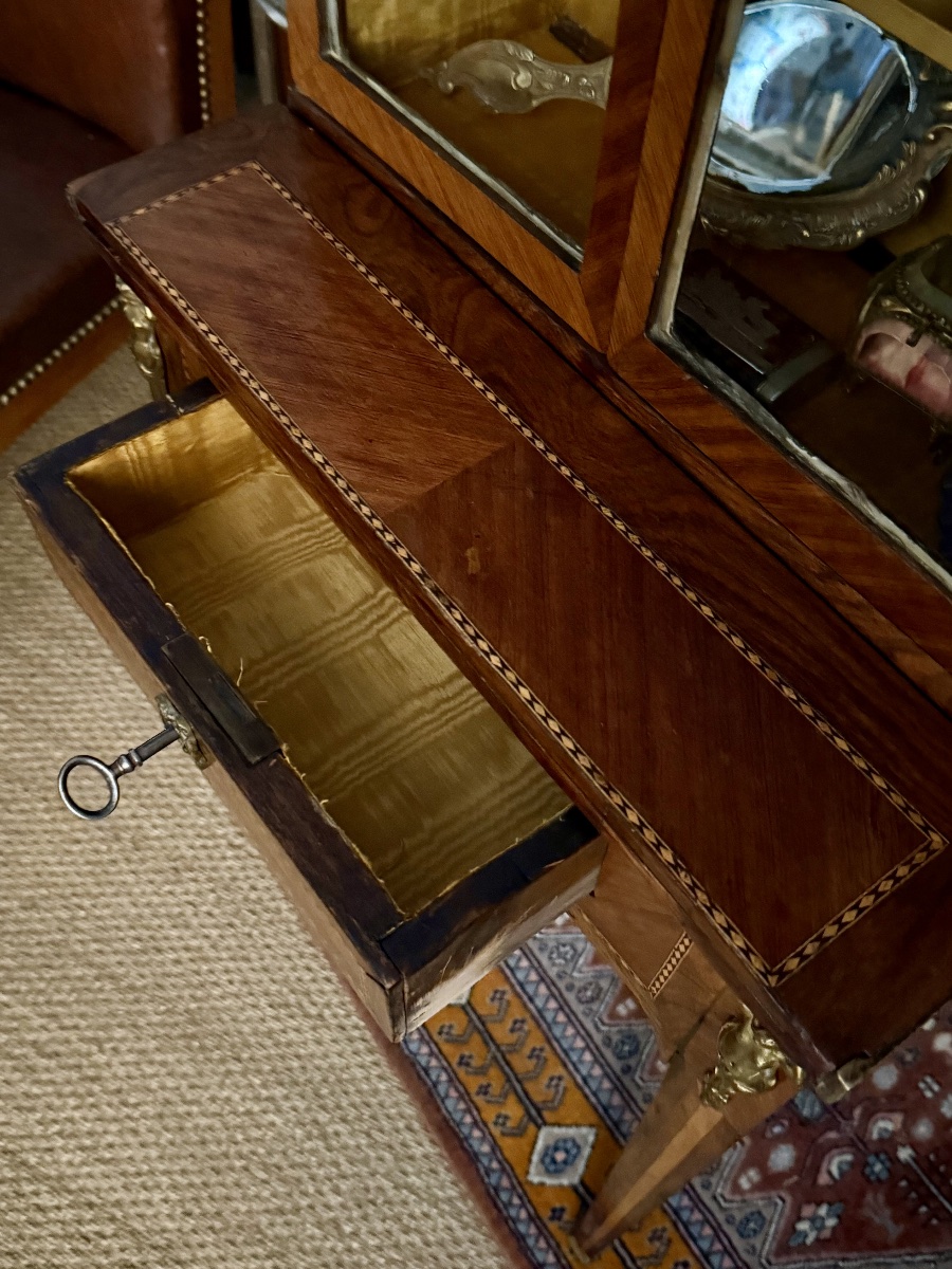 Petit bonheur du jour d'époque Louis XVI. XVIII ÈME. -photo-4
