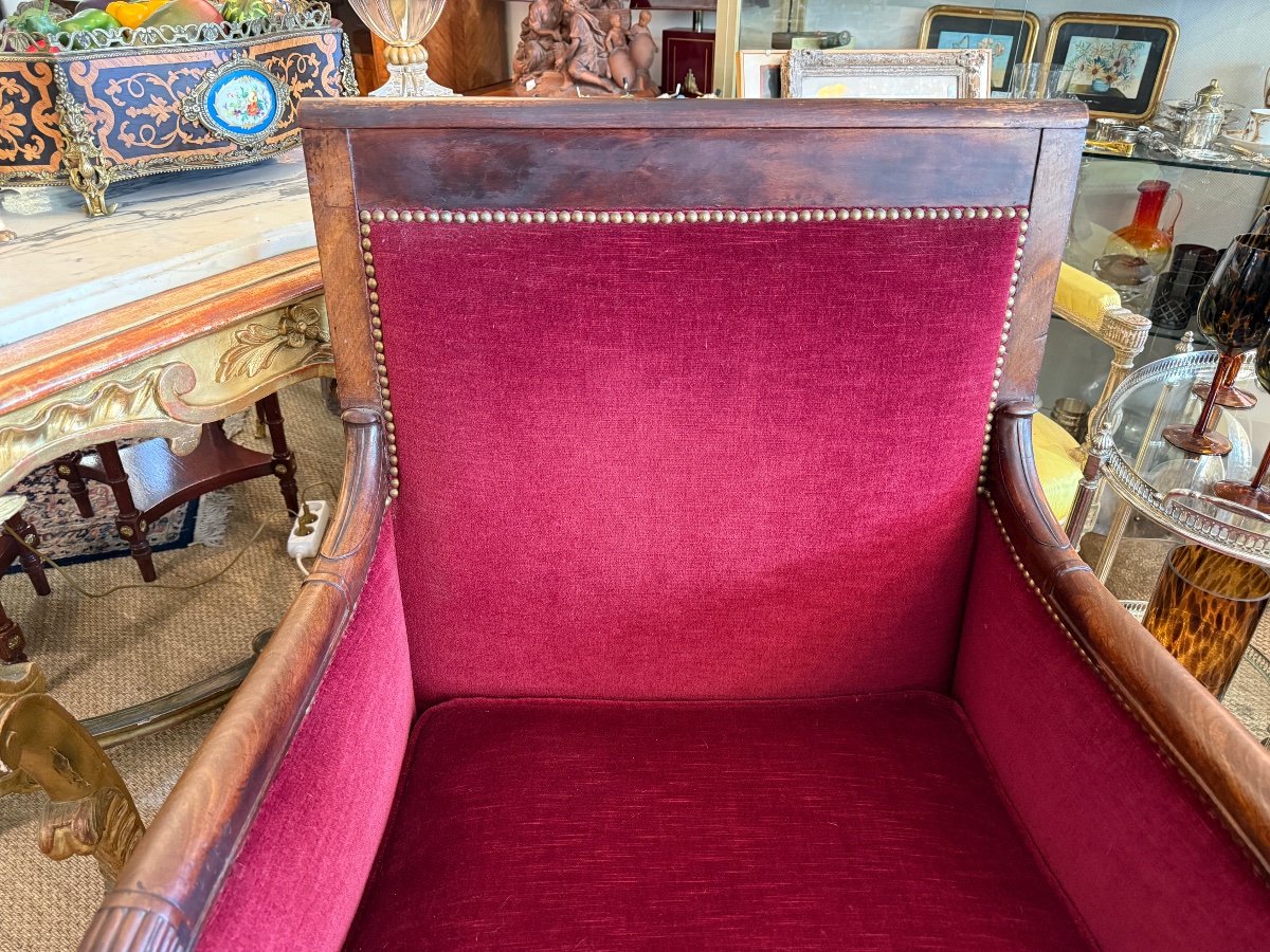 An Empire-style Mahogany Daybed. -photo-2