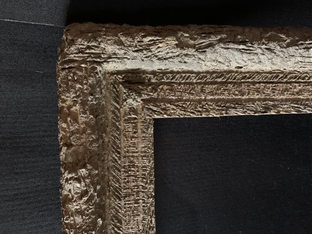 Pair Of Frames In Trompe-l'oeil Of Bark.