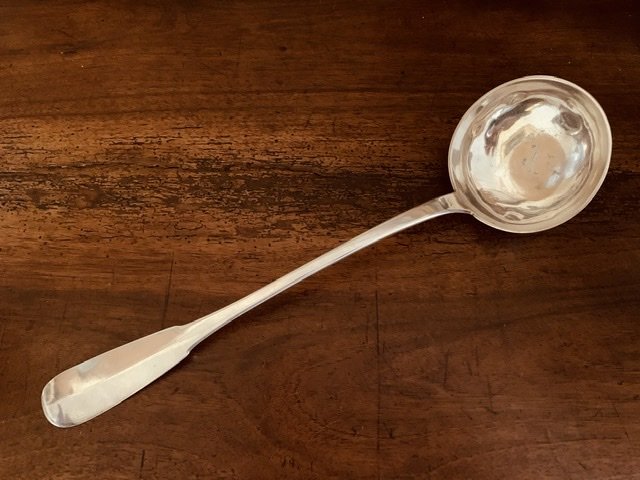 Silver Ladle, Hallmark Au Coq.