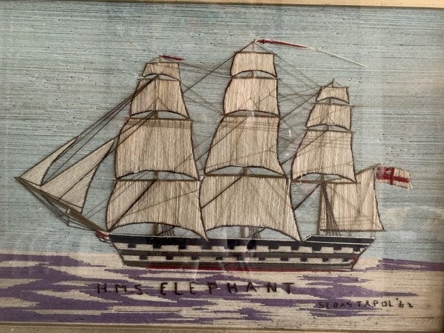 Sailor’s Woolwork (woolies). Of à Royal Navy Ship -photo-2