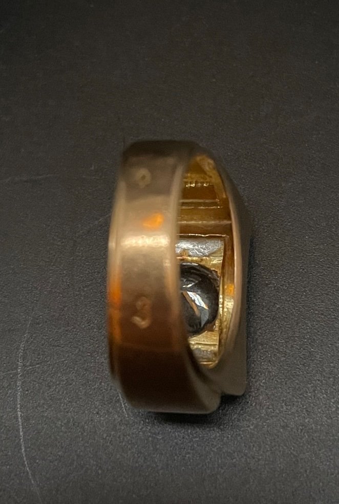 "tank" Ring Circa 1940.-photo-3