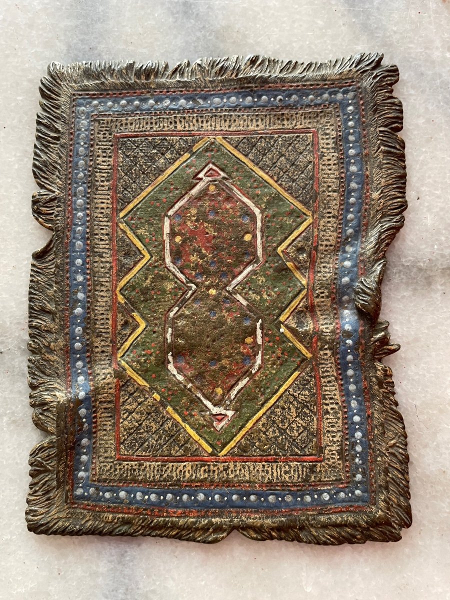 Tapis Bronze De Vienne Franz Xavier Bergmann (1861-1936).