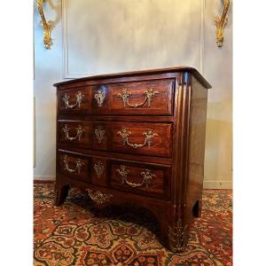 Regency Style Chest Of Drawers In Marquetry.
