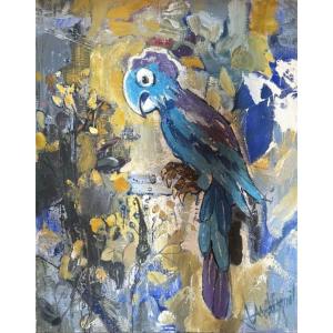 Large Parrot Painting 2m X 1.60m   