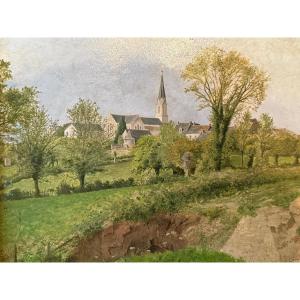 Jean Corabœuf (1879-1947) Village Of Pannecé Pays De Loire. France. 