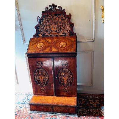 Oratory In Marquetry. From The Early Eighteenth Century.