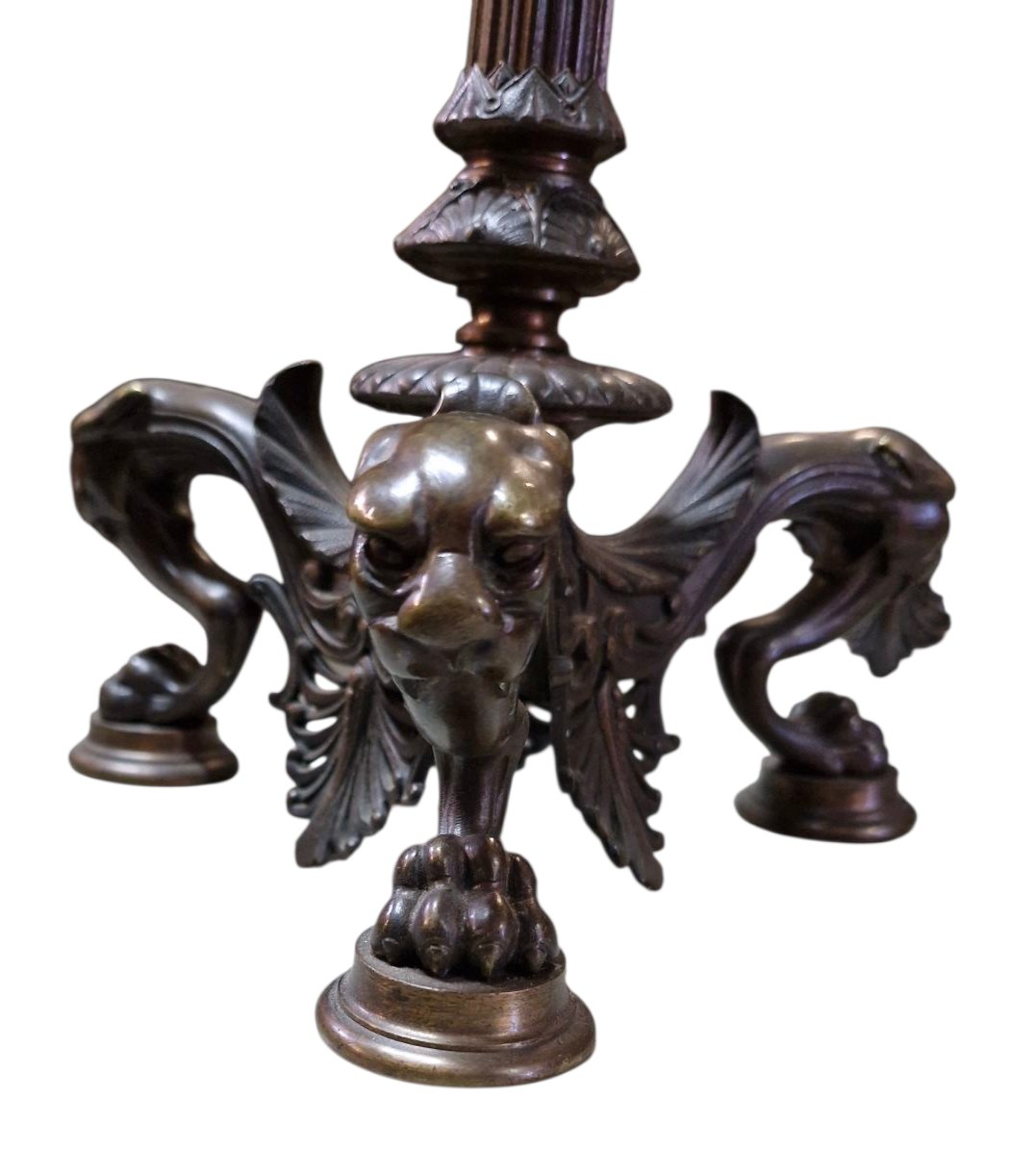 Paire de candélabre XIXÈME -photo-3